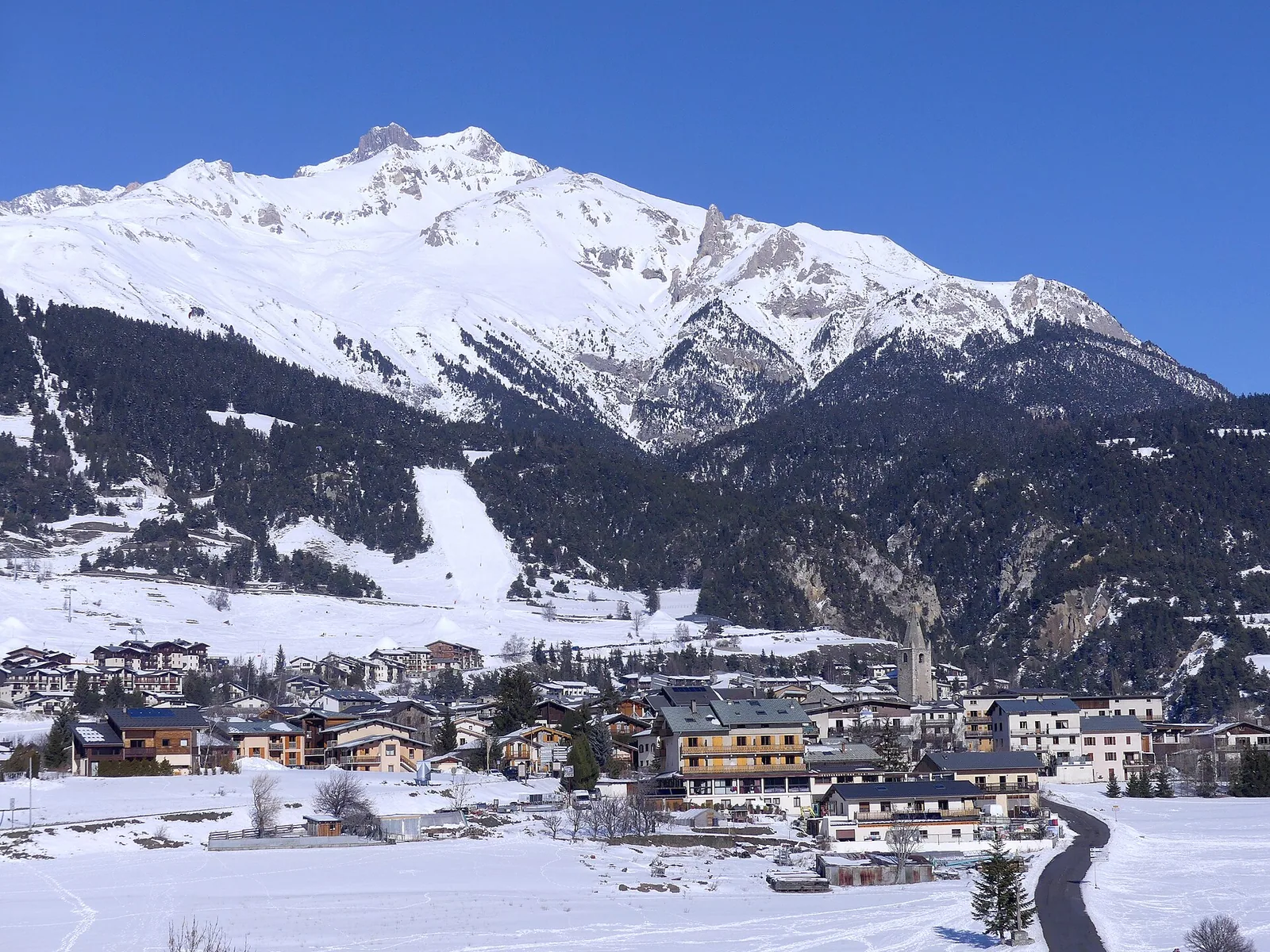 Aussois et Dent Parrachée en hiver (janvier 2023)