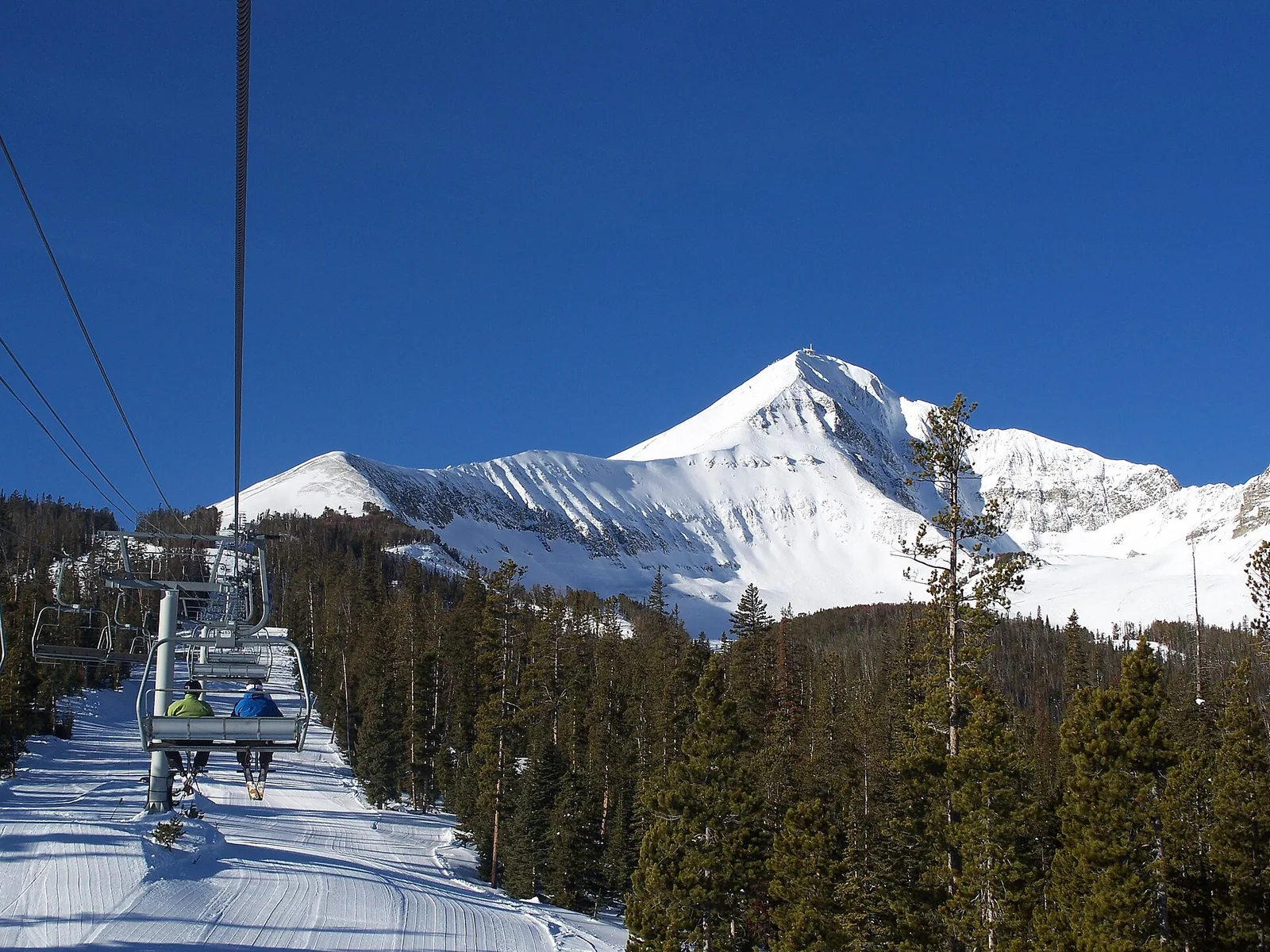On the Lift at Big Sky Resort - panoramio
