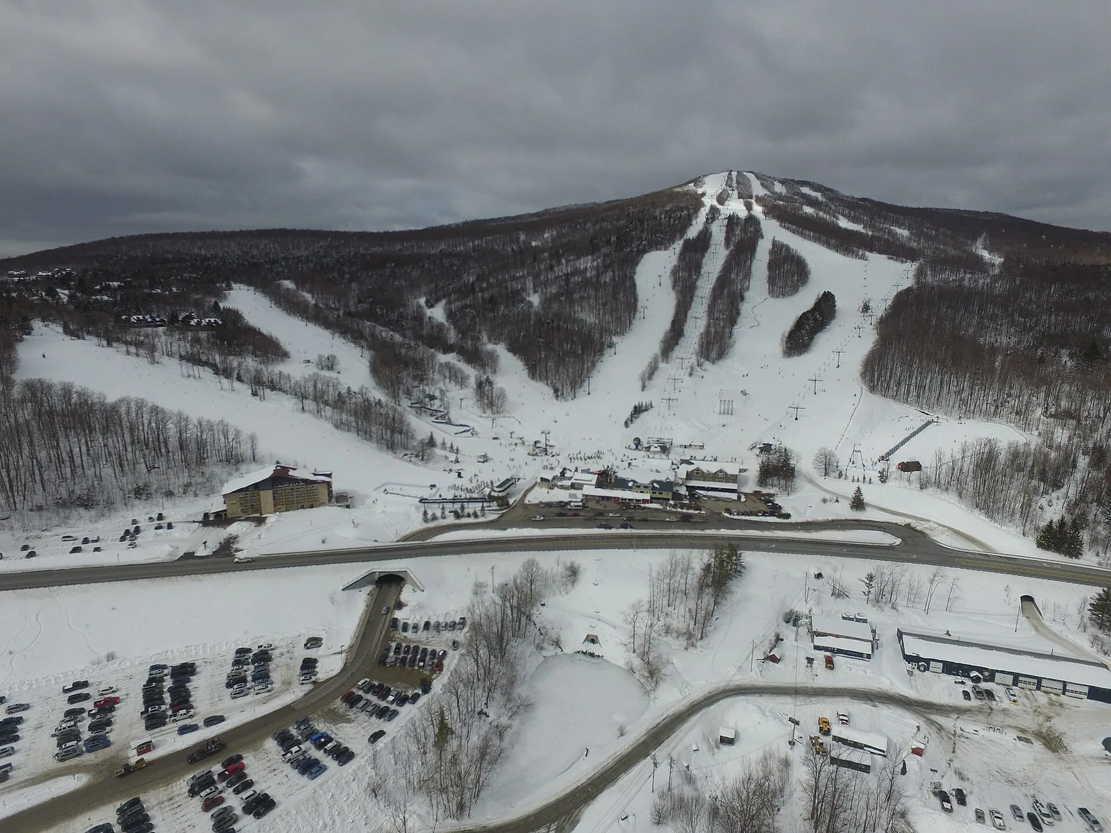 Bromley Mountain aerial
