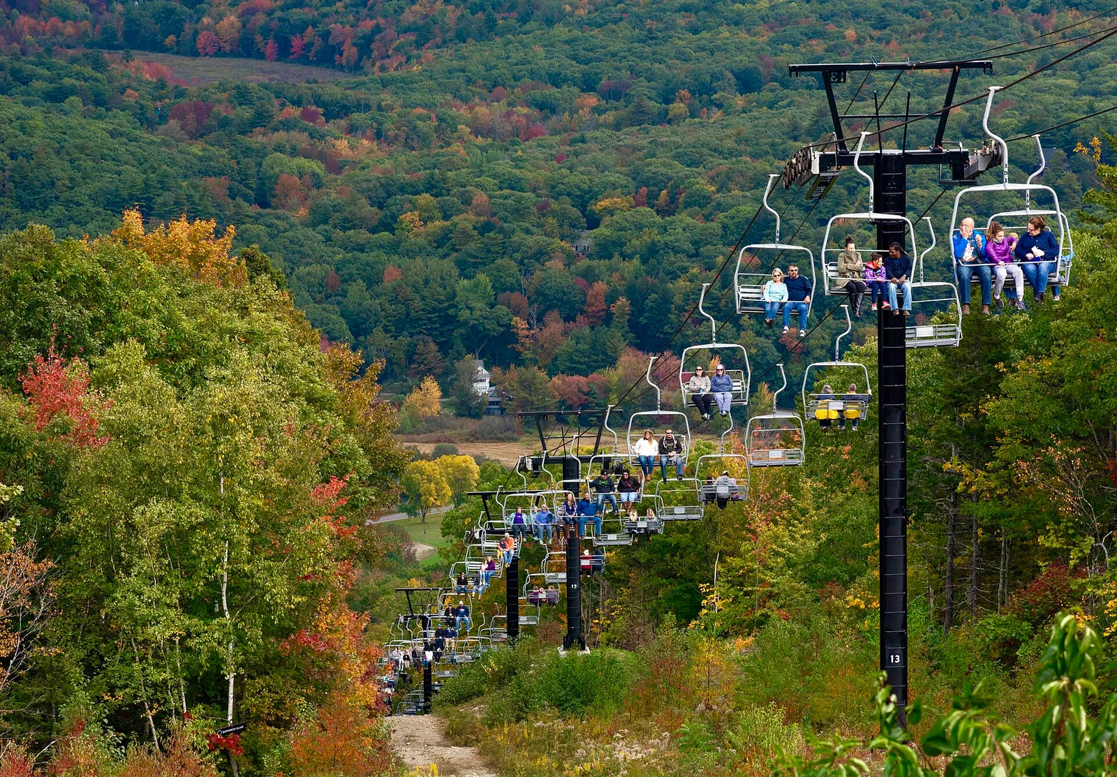 Camden Snow Bowl in fall