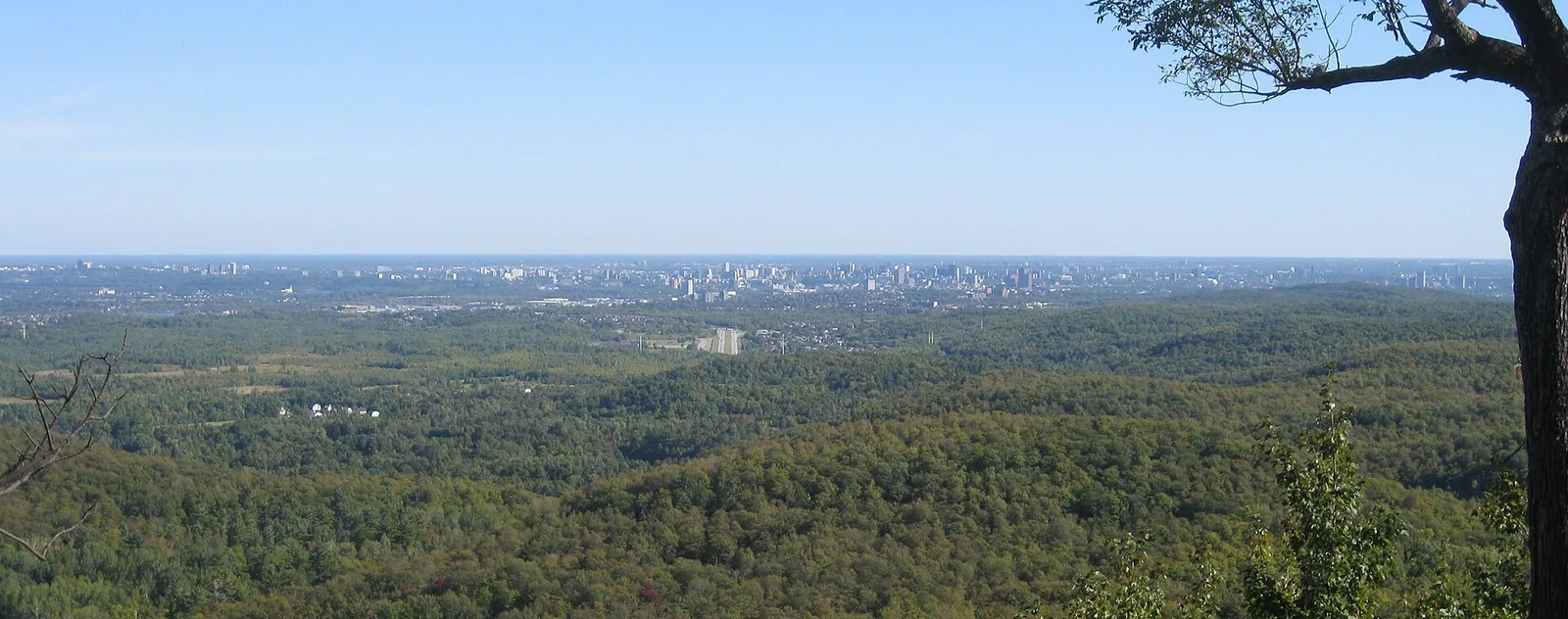 Vue de Gatineau-Ottawa depuis le camp Fortune