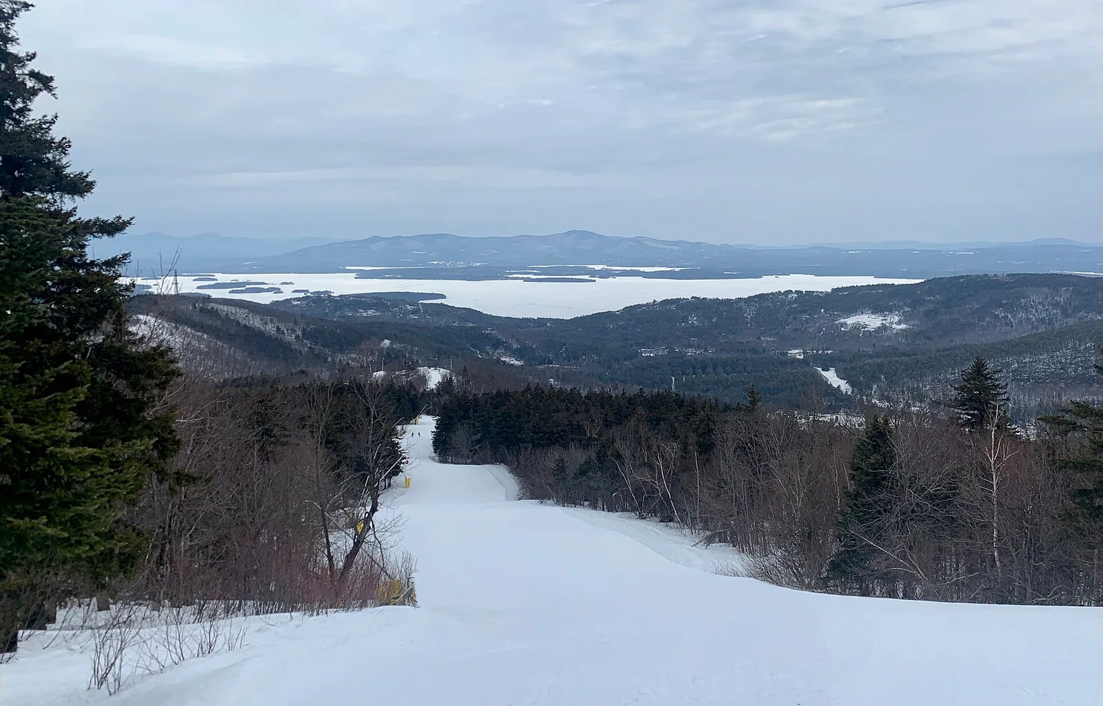 Lake Winnipesaukee from Gunstock Mountain Resort 2-25-2020
