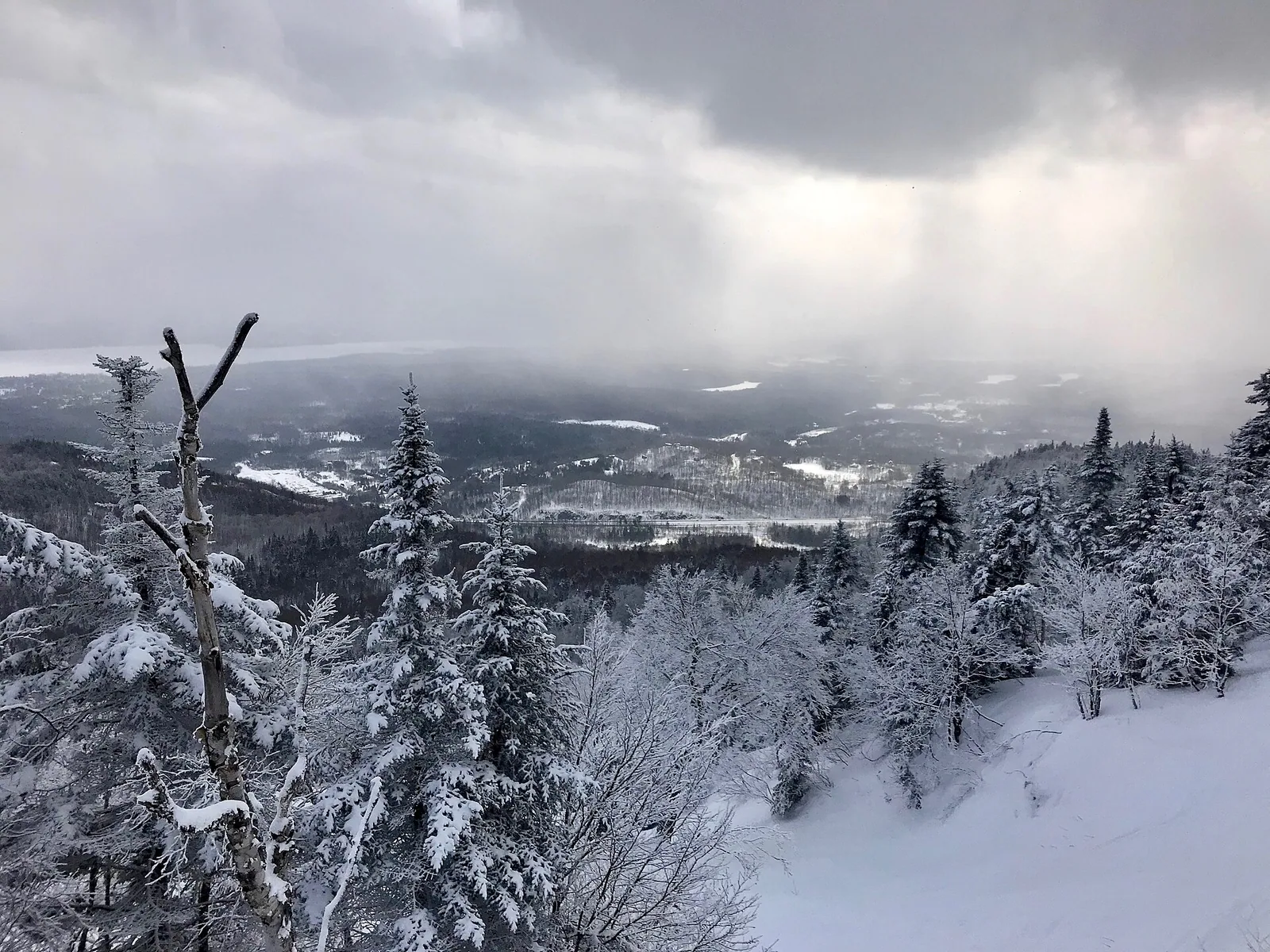 View from Mont Orford in Winter