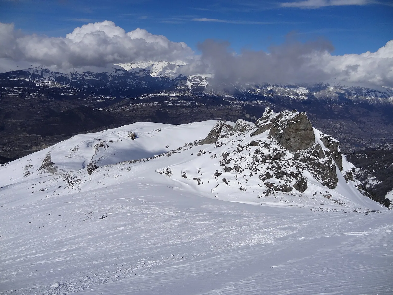 Mt Noble's area sight toward "Tour de Bonvin" on winter - panoramio
