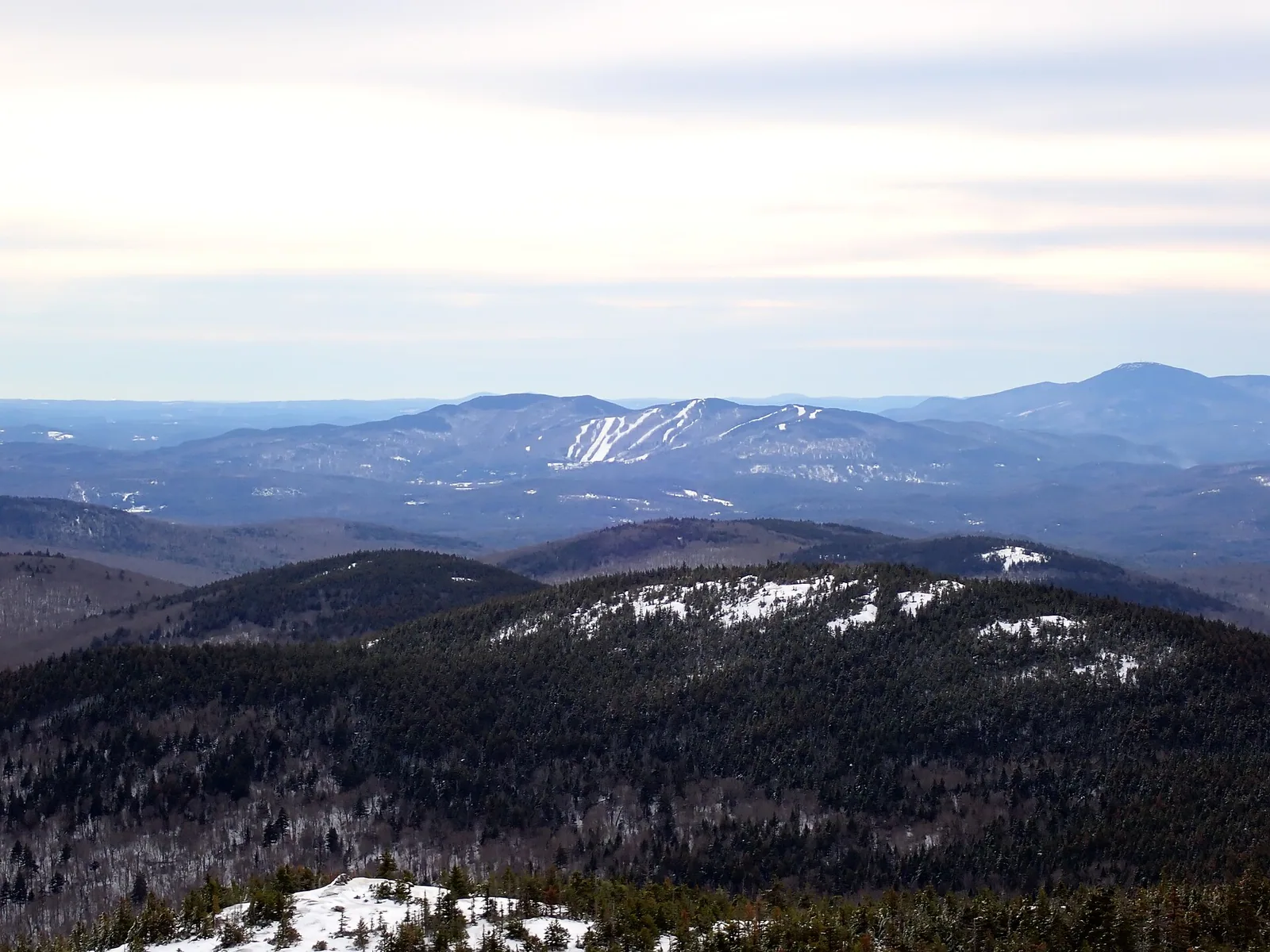 Orange Mountain & Ragged Mountain from Cardigan Mountain
