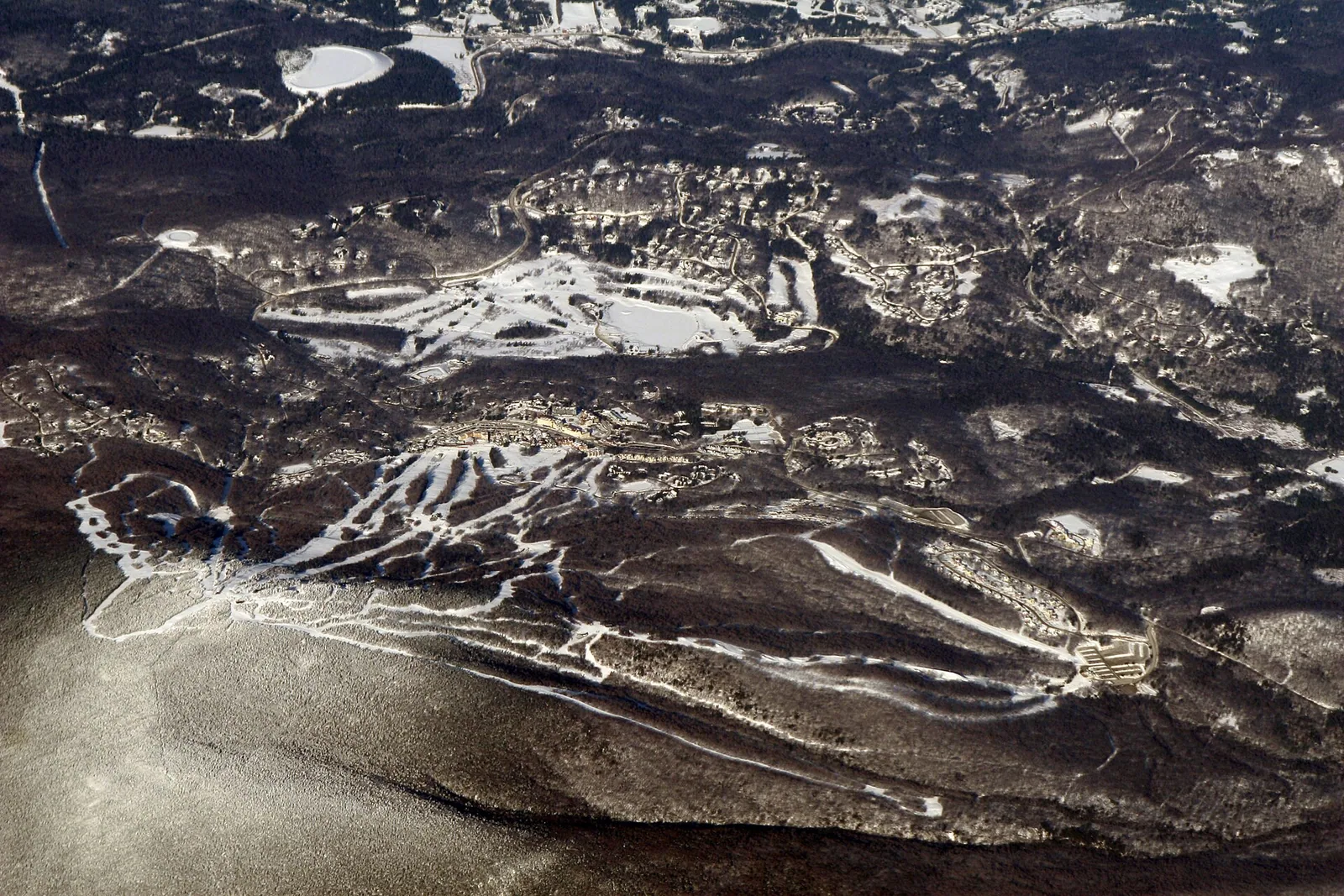 Mount Snow ski aerial