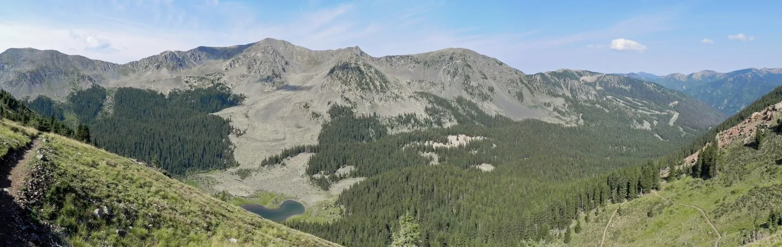 West from the Wheeler Peak Trail - panoramio