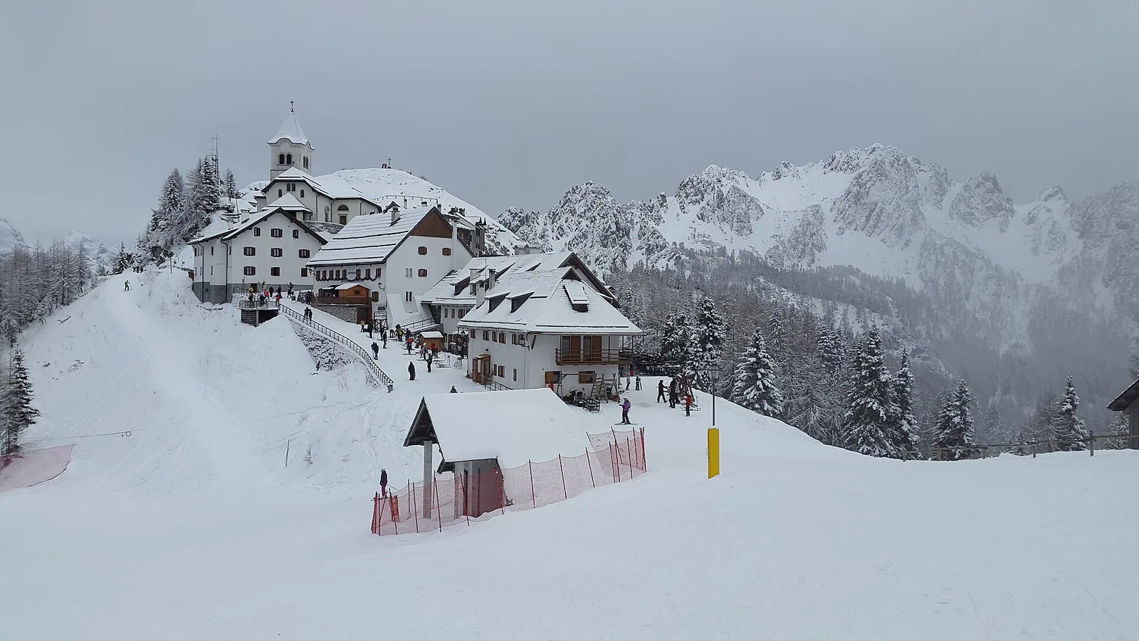 Monte Lussari con neve 20170205