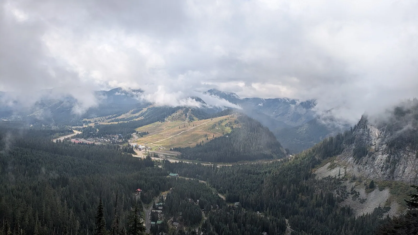 Summit West from Guye Peak