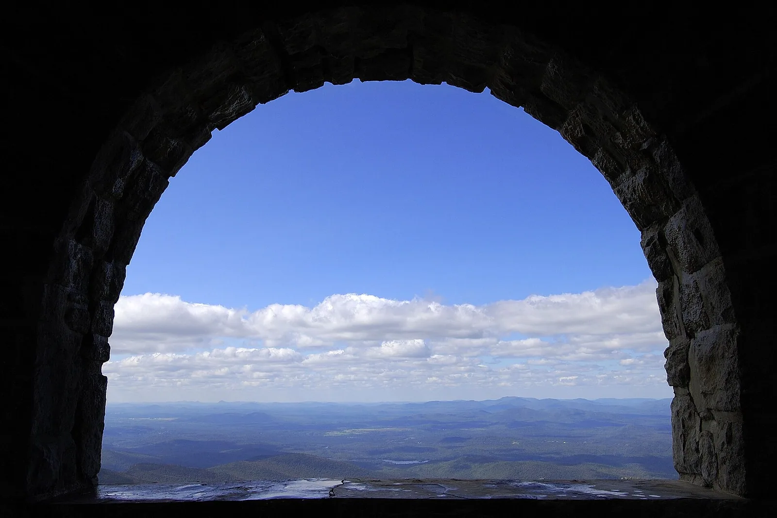 View over adirondack park